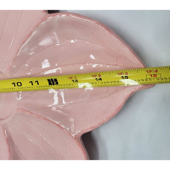 Rae Dunn Vintage Magenta Flower Platter/chip & dip - Picture 3 of 5